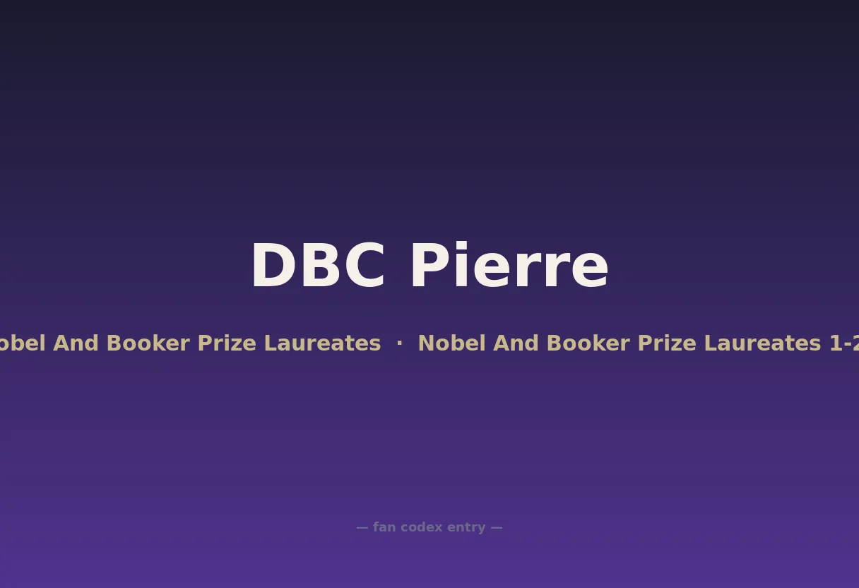 DBC Pierre